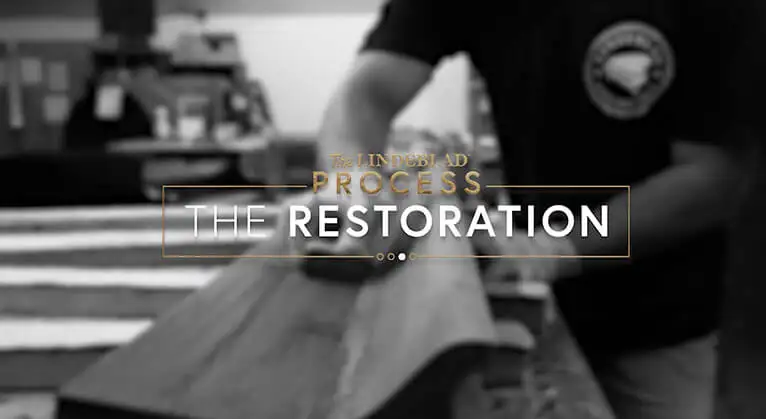 Video thumbnail for step two of the Lindeblad Piano purchase process: The Restoration.