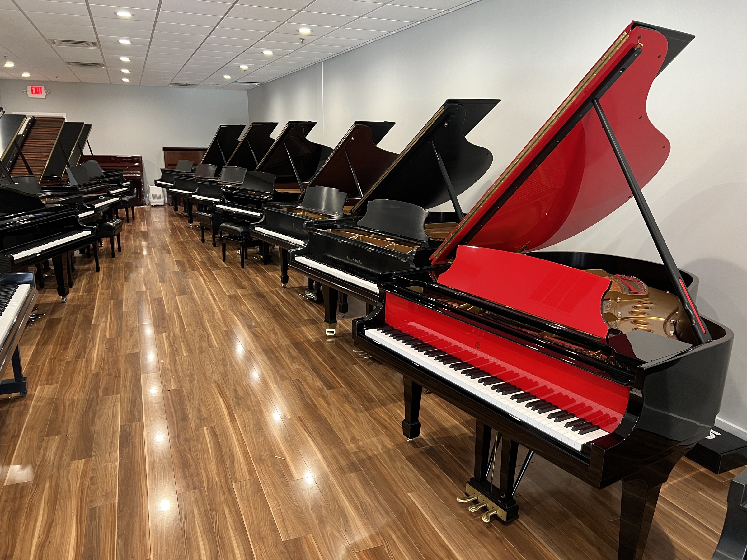 The Lindeblad showroom floor