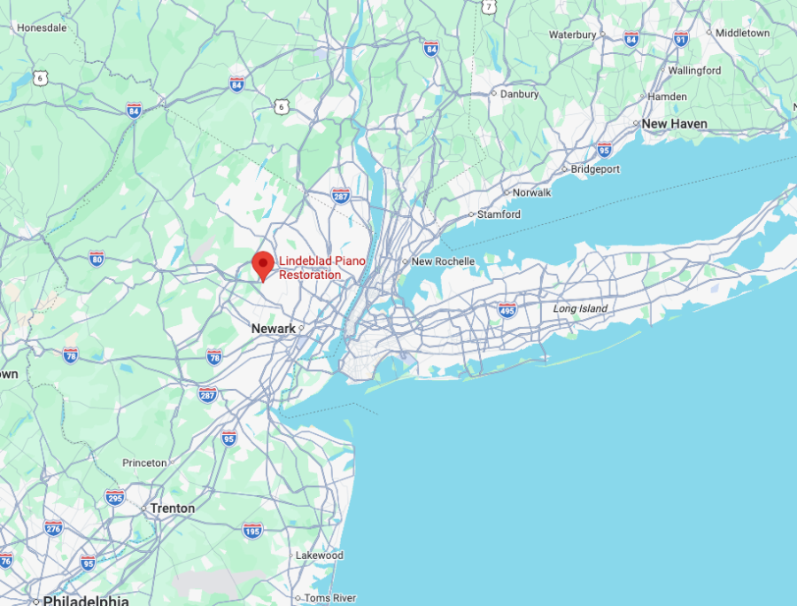 Lindeblad Piano Restoration — Pine Brook, NJ map
