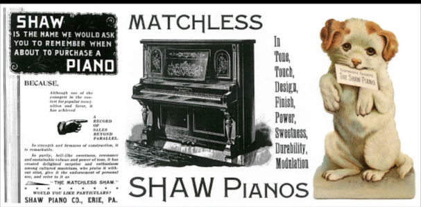 shaw piano baltimore serial number