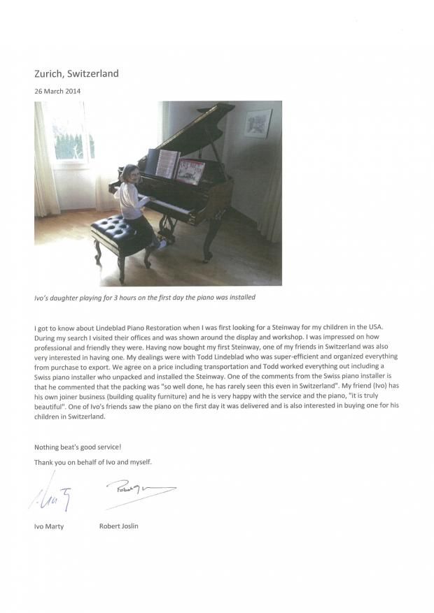 Letter from Robert Joslin