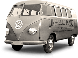 Historical Lindeblad delivery van