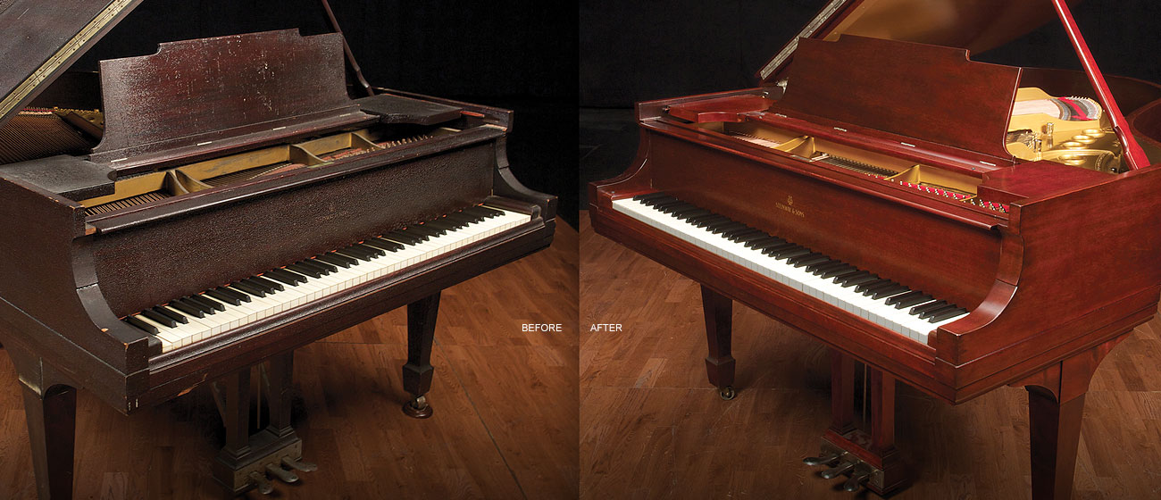 Before and after restoration